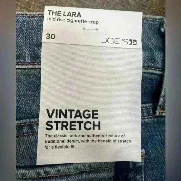 NWT Joe’s Jeans The Lara Mid Rise Cigarette Crop Size 30 - Picture 10 of 11